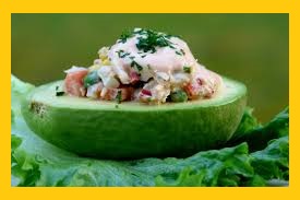 aguacate con surimi